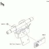 Схема вузла: Reflectors для Kawasaki VN1700 Vulcan 1700 Voyager Custom ABS