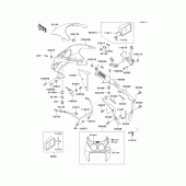 Схема вузла: Cowling(zx750-m2) для Kawasaki ZX750 Ninja ZX-7R