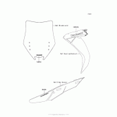 Схема вузла: Наклейки для Kawasaki ZG1400 Concours 14