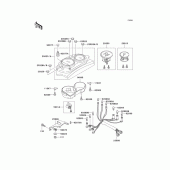 Схема вузла: Meter(s) для Kawasaki KLE250 Anhelo