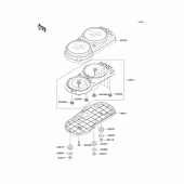 Схема вузла: Meter(s) для Kawasaki ZX600 Ninja ZX-6R