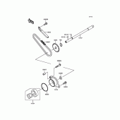 Схема узла: Масляный насос для Kawasaki VN900 Vulcan 900 Classic