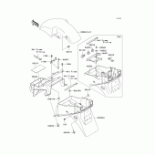 Схема узла: Крыло для Kawasaki ZR750 ZR-7S
