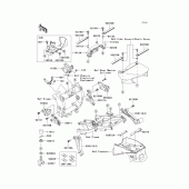 Схема вузла: Кріплення двигуна для Kawasaki ZX900 Ninja ZX-9R