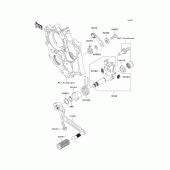 Схема вузла: Перемикач передач для Kawasaki ER650 ER-6N ABS