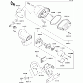 Схема вузла: Taillight(s) для Kawasaki VN1500 VN1500 Classic