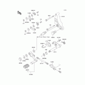 Схема вузла: Перемикач передач для Kawasaki ZG1000 Concours