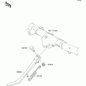 Схема вузла: Stand(s) для Kawasaki VN1600 VN1600 Classic