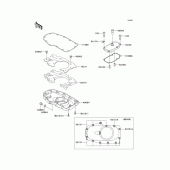 Схема вузла: Масляний піддон для Kawasaki EJ650 W650