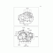 Схема вузла: Болти картера двигуна для Kawasaki VN1600 Vulcan 1600 Nomad