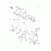 Схема узла: Фара для Kawasaki BJ250 250TR