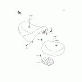 Схема узла: Сиденье для Kawasaki VN1500 VN1500 Classic Tourer Fi