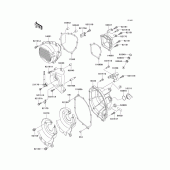 Схема вузла: Engine cover(s) для Kawasaki ZX636 Ninja ZX-6R