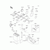 Схема вузла: Електроустаткування для Kawasaki KMX125