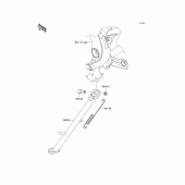 Схема вузла: Stand(s) для Kawasaki KLE650 Versys 650
