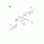 Схема вузла: Задній важіль (маятник) для Kawasaki ZG1000 Concours