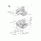 Схема вузла: Картер двигуна для Kawasaki ZG1400 Concours 14