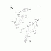 Схема вузла: Stand(s) для Kawasaki EX250 ZZR250