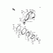 Схема вузла: Headlight(s) для Kawasaki VN1700 Vulcan 1700 Voyager Custom ABS