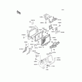 Схема узла: Радиатор для Kawasaki ZG1200 Voyager XII