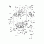 Схема вузла: Crankcase(1/2)(-er650ae057323) для Kawasaki KLE650 Versys 650
