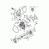 Схема вузла: Engine Cover(s) для Kawasaki EN650 Vulcan S SE