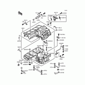 Схема узла: Картер двигателя для Kawasaki ZX900 GPZ900R