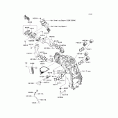 Схема узла: Воздушный фильтр для Kawasaki ZX1400 Ninja ZX-14R