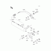 Схема узла: Переключатель передач для Kawasaki VN800 Vulcan 800 Classic