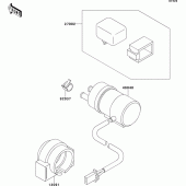 Схема вузла: Fuel pump для Kawasaki ZX400 ZXR400