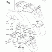 Схема узла: Крыло для Kawasaki ZX1100 GPZ1100