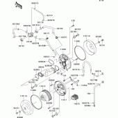 Схема вузла: Повітряний фільтр Kawasaki VN1600 VN1600 Classic