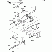 Схема вузла: Підвіска для Kawasaki ZG1000 1000GTR