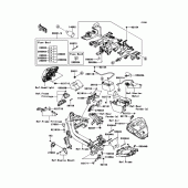 Схема вузла: Електроустаткування для Kawasaki ER650 ER-6N