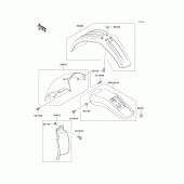 Схема вузла: Крило для Kawasaki KLX300R
