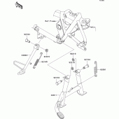 Схема вузла: Stand(s) для Kawasaki EJ800 W800
