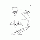 Схема вузла: Decals(Blue) для Kawasaki ZG1400 Concours 14 ABS