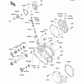 Схема вузла: Engine cover(s)(1/2)(kx85-a4/b4) для Kawasaki KX85 KX85