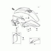 Схема вузла: Крило для Kawasaki KX85 KX85