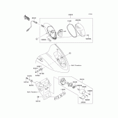Схема вузла: Taillight(s) для Kawasaki VN900 Vulcan 900 Custom