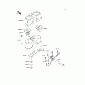 Схема вузла: Meter(s) для Kawasaki KLX650 KLX650 Motard