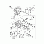 Схема вузла: Front bevel gear(1/2) для Kawasaki ZG1200 Voyager XII