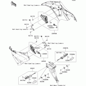Схема вузла: Поворотники для Kawasaki ZX636 Ninja ZX-6R ABS