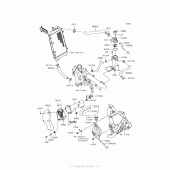 Схема вузла: Охолодження для Kawasaki VN1700 Vulcan 1700 Voyager ABS
