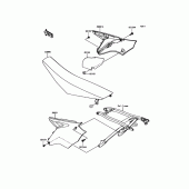 Схема вузла: Side Covers для Kawasaki KX450 KX450F