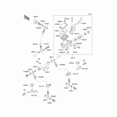 Схема вузла: Front master cylinder(zr750-c2/c3) для Kawasaki ZR750 Zephyr