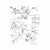 Схема вузла: Електроустаткування для Kawasaki VN1700 Vulcan 1700 Nomad