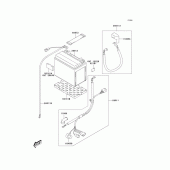 Схема вузла: Battery для Kawasaki KLV1000