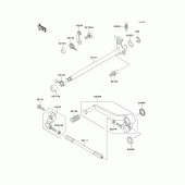 Схема узла: Переключатель передач для Kawasaki ZX600 Ninja ZX-6