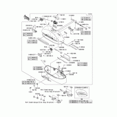 Схема вузла: Saddlebags (Side bag) для Kawasaki VN1700 Vulcan 1700 Voyager